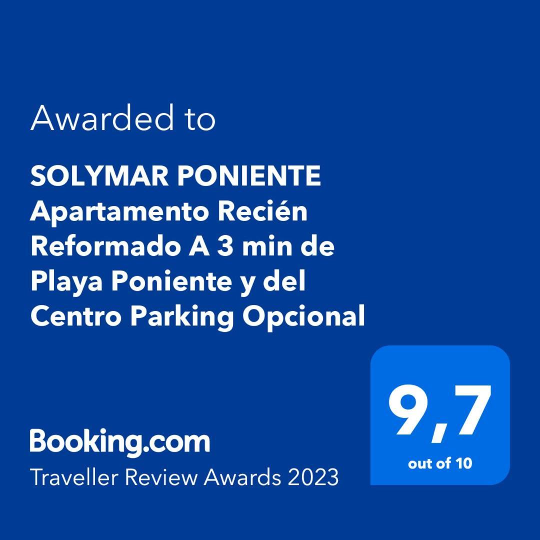 Solymar Poniente Apartamento Recien Reformado A 3 Min De Playa Poniente Y Del Centro Parking Opcional Apartment Benidorm Bagian luar foto
