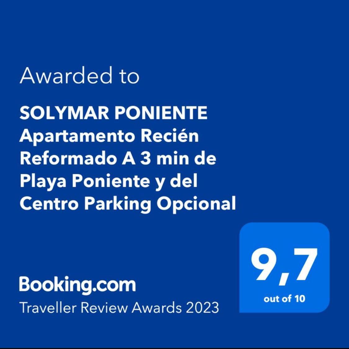 Solymar Poniente Apartamento Recien Reformado A 3 Min De Playa Poniente Y Del Centro Parking Opcional Apartment Benidorm Bagian luar foto